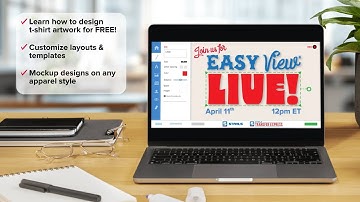 Easy View LIVE | T-Shirt Design Basics with Dave Conner
