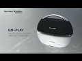 Harman kardon go  play portable bluetooth speaker with rechargeable battery and dual microphone