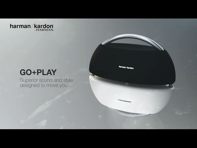 Harman Kardon Go + Play: Portable Bluetooth speaker with rechargeable battery and dual microphone