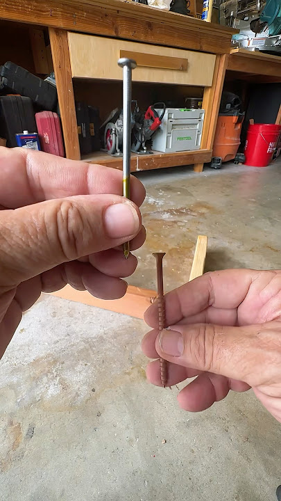 Nails vs Screws 2x4 Framing