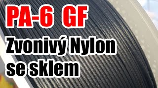 Filament PA6 GF  Zvonivý Nylon se sklem