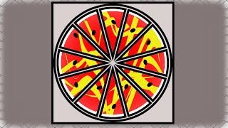 Pourquoi les pizza sont ronde dans une boîte carrée ?