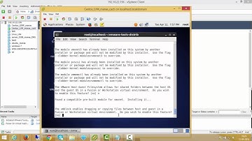 Install vmware tools on Centos (First Video on Youtube)