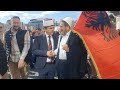 Hogja nga Sarai fol me Maliq Ismajlin ne PROTEST te bashkangjitur me STUDENT kunder diskri.18.5.2026