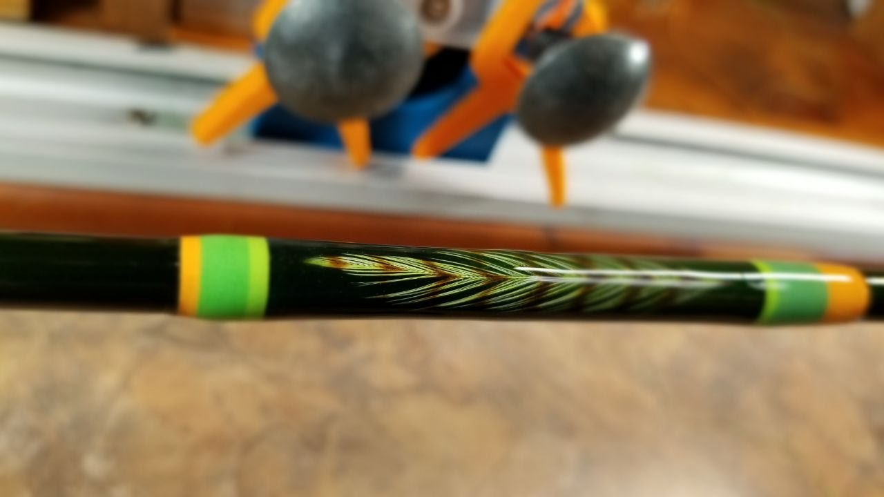 Montaje de caña de mosca customizada [fly fishing custom fly rod] en casa paso a paso