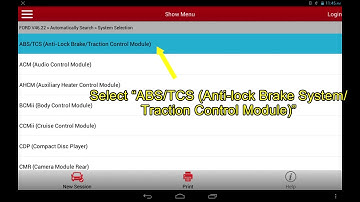 Ford Steering Angle Sensor operation method X431 Pro PRO3 v V+ ICARSCAN
