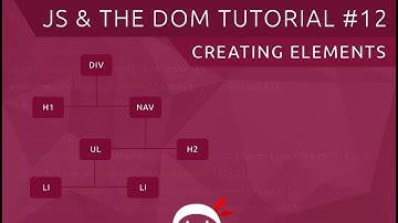 JavaScript DOM Tutorial #12 - Creating Elements