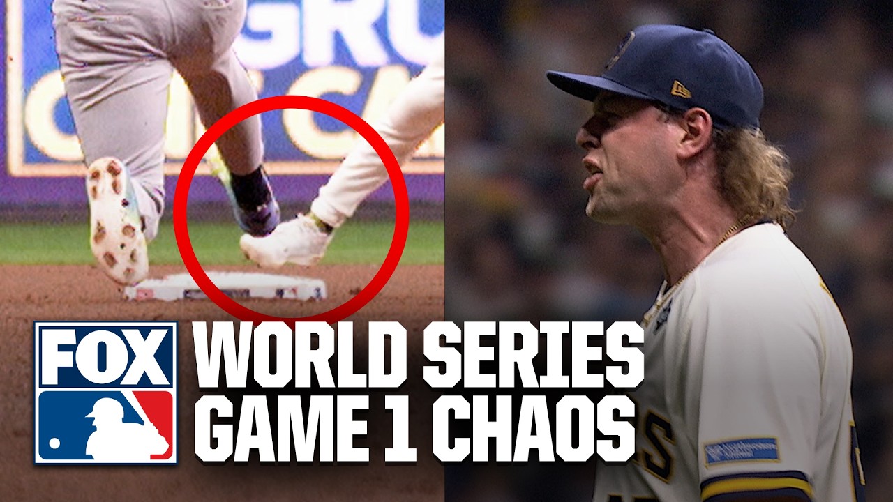 FOX Sports on the ninth inning of Game 1, the overturned double play and Trevor Megill's final strikeout.