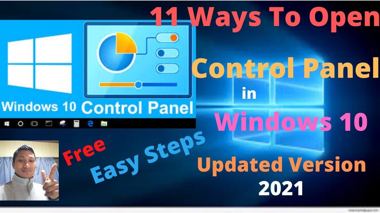 How to open control panel in windows 10 in 2021| Latest version | 11 ...