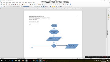 LABORATORY EXERCISE #5 DOCTOR, JONADEL F. (FLOWCHART AND PSEUDOCODE PART1)