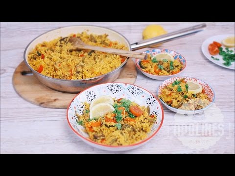 ბრინჯი სოკოთი და სხვადასხვა ბოსტნეულით - Brinji Sokoti Da Sxvadasxva Bostneulit