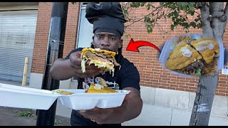 Trying Jibarito Y Mas in CHICAGO