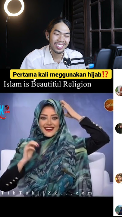Pertamakali menggunakan hijab⁉️