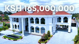 Inside Ksh.165,000,000 7 Bedroom #whitehouse #mansion #housetour in #Karen #maisonette #realestate