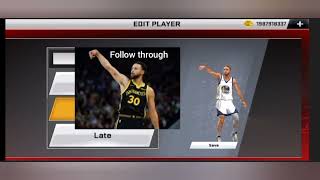Steph Curry Signature Jumpshot Fix Nba 2K20 Mobile