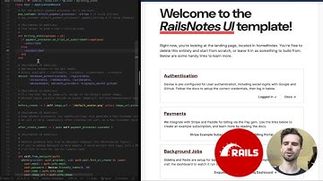 RailsNotes UI Ruby on Rails Starter Kit (5 Minute Demo)