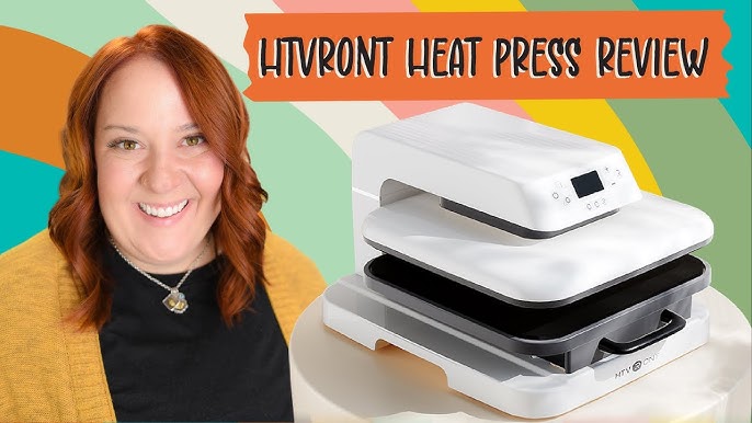 UNBOXING AND REVIEW OF THE HTVRONT AUTO HEAT PRESS 