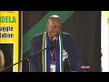 Mzwakhe Mbuli praising Nelson Mandela