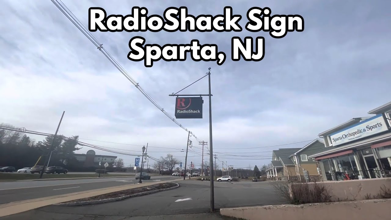 RadioShack Sign in Sparta, NJ YouTube