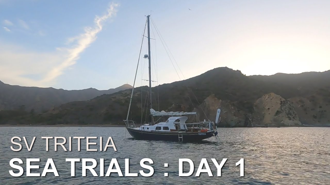 Testing out all the new gear and rig on Sailing Vessel Triteia with a Passage to Catalina Island