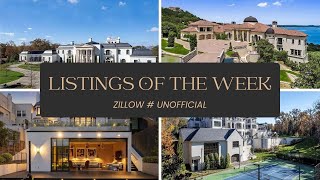 Three luxury listings on Zillow - hightlights of the week