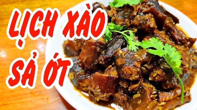 Thịt Thủ Xào Sả Ớt: Món Ngon Truyền Thống Đáng Thử Của Ẩm Thực Việt