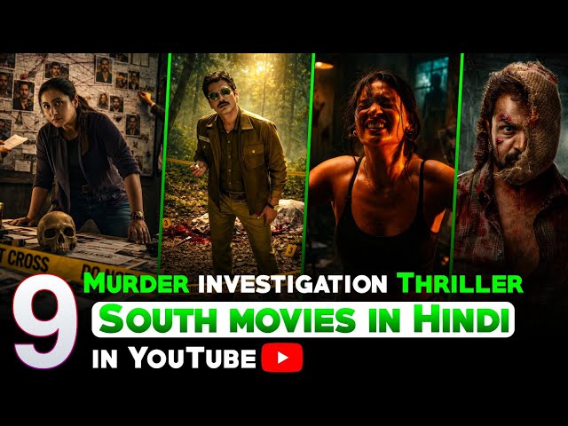 Top 9 New crime thriller movies hindi dubbed|south suspense movies dubbed in hindi