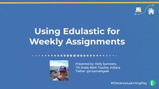 Weekly Assignments, Videos, and Notes to Spark Learning in All Students