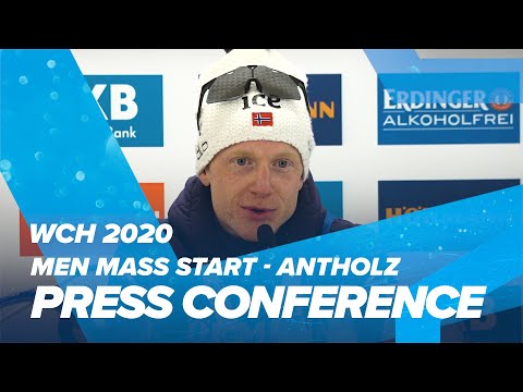 Antholz 2020: Men Mass Start Press Conference