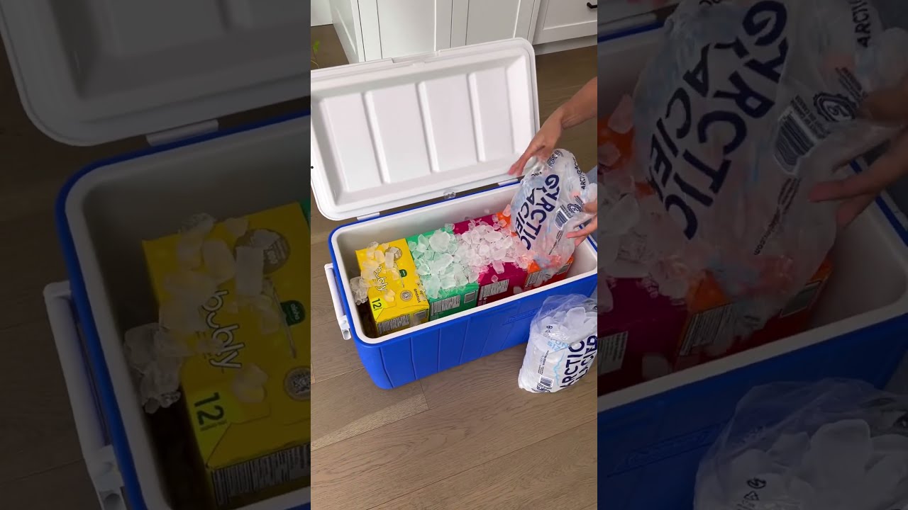 This Is The Right Way To Fill A Cooler Shorts Short Bbq Shortvideo Hack Life Tricks Beer