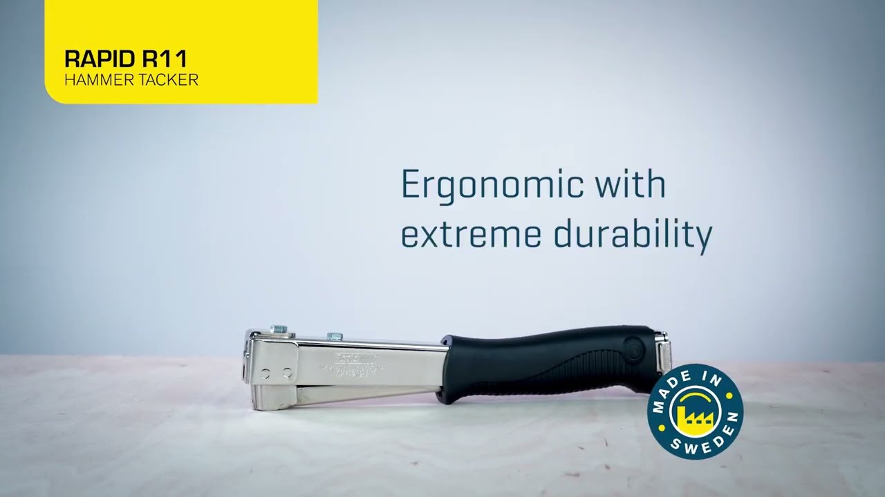 Rapid ハンマータッカー   R11 Rapid R11 Hammertacker - the original from Sweden - YouTube