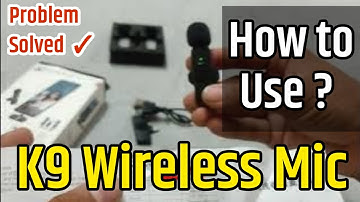 How to Connect & Use the K9 Wireless Microphone: Easy Step-by-Step Guide | K9 Mic Setup Tutorial