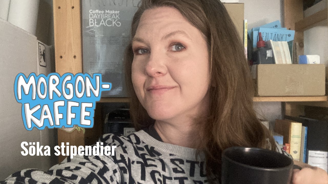 Morgonkaffe: att söka stipendier