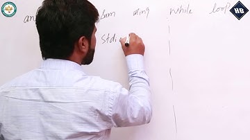 write program that display first five number and their sum using while loop | superior college