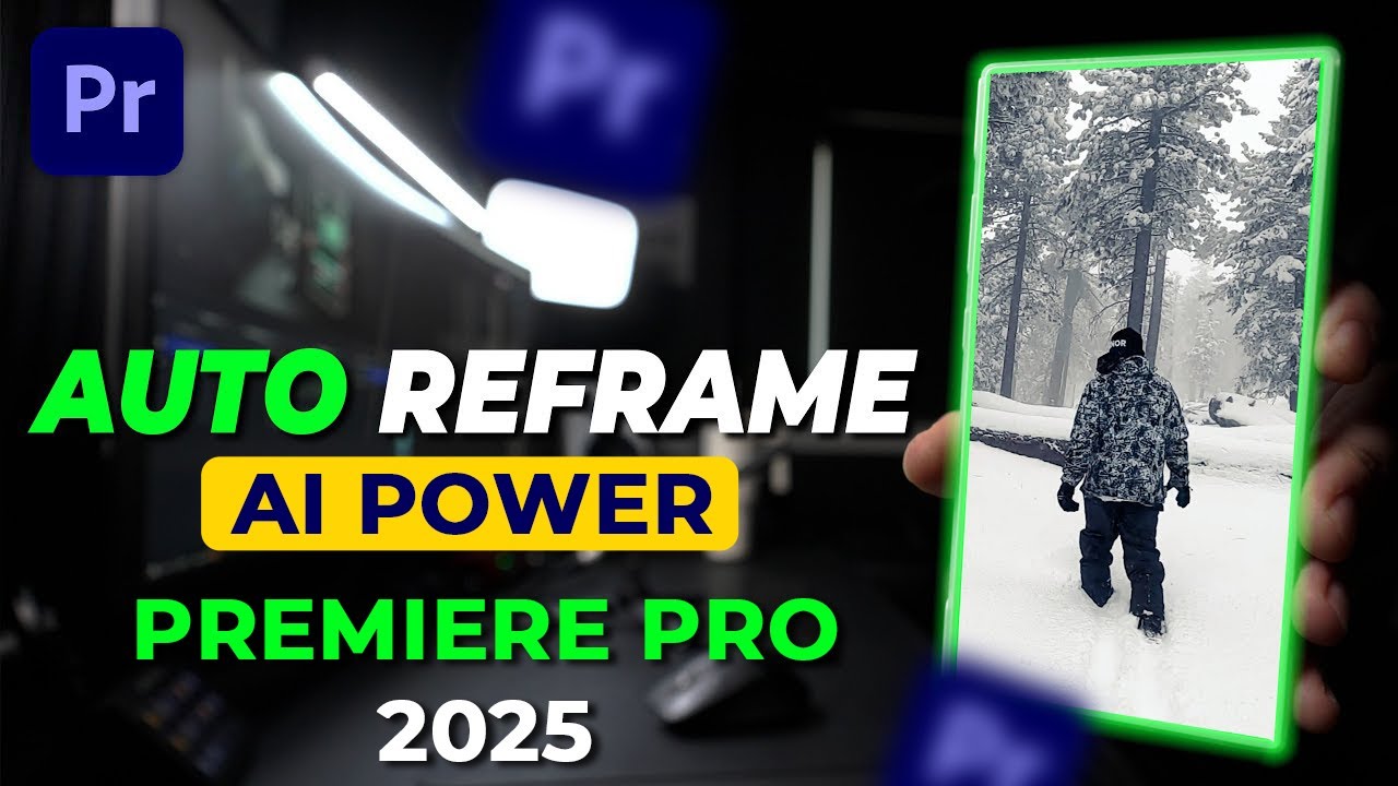 Auto Reframe Sequence in Premiere Pro 2025 | AI Power | Hindi