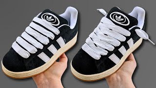 2 Ways To Lace ADIDAS CAMPUS 00s Without Tying (SLIP ON)