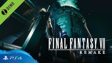 FINAL FANTASY 7 REMAKE Walkthrough Gameplay Part 1 - Intro (PS4 Full Demo)
