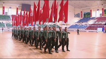 Tích cực luyện tập cho Lễ khai mạc Đại hội TDTT tỉnh lần thứ VII