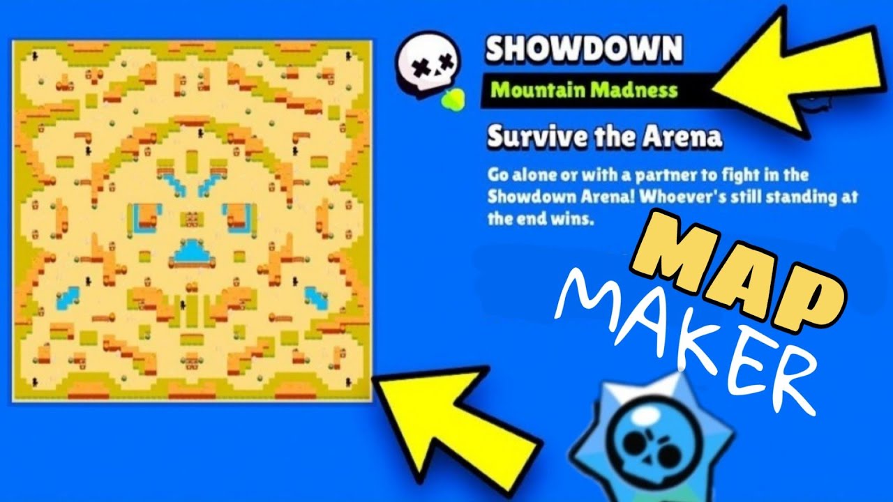 Creer Sa Map Brawl Stars Youtube - logo survivant brawl stars png