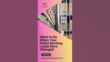 Has Your Pallet Racking Load Changed? Here’s What to Do! #PalletStorageSolutions #WarehouseSafety