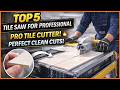 ✅ Top 5 Best Tile Saw For Professional 2026 🔥 | Powerful Wet Tile Saws for Perfect Cuts!