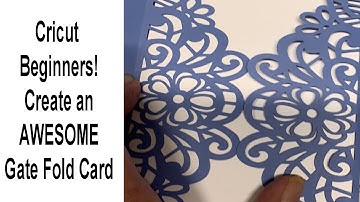 Gate Fold Card - Cricut Beginners
