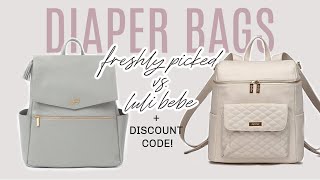THE MOST BEAUTIFUL DIAPER BAGS! - Freshly Picked vs. Luli Bebe
