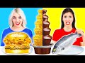 Gadis Kaya vs Gadis Miskin Fondue Coklat Tantangan Multi Do Challenge