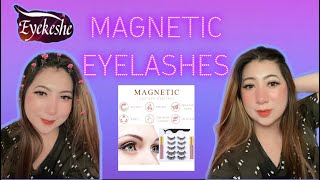 EYEKESHE MAGNETIC EYELASHES WITH EYELINER | REVIEW #MAGNETICLASHES #MAGNETICEYELINER