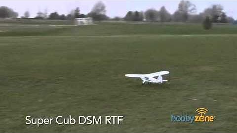 Hobby Zone Super Cub RTF with DSM Radio Rc Airplane