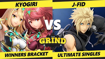 The Grind 186 - Kyogiri (Pyra Mythra) Vs. J-Fid (Cloud) Smash Ultimate - SSBU
