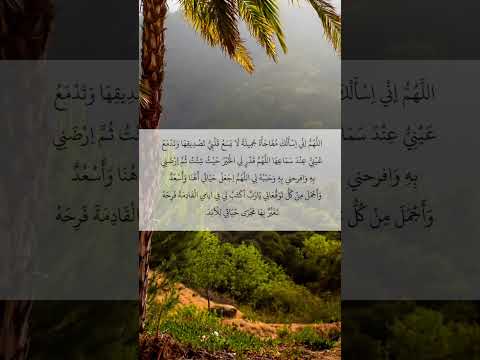 اللهم قدر لي الخير حيث شئت ثم ارضني به  ذكر الله اكسبلور 