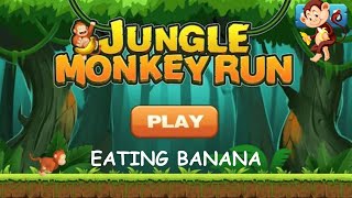 Jungle Monkey Run | Eating Banana | Kids Game Level 1- 8 | Puzzle Hut screenshot 1