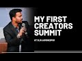 My first creators summit  rahulcatking x xlribrand mba creators summit 10